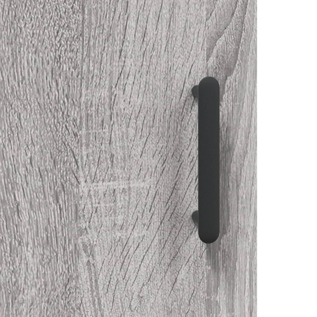 Scrivania Grigio Sonoma 140x50x75 cm in Legno Multistrato