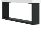Scrivania Bianca 140x50x75 cm in Legno Multistrato