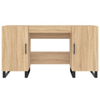 Scrivania Rovere Sonoma 140x50x75 cm in Legno Multistrato