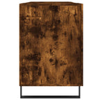 Scrivania Rovere Fumo 140x50x75 cm in Legno Multistrato
