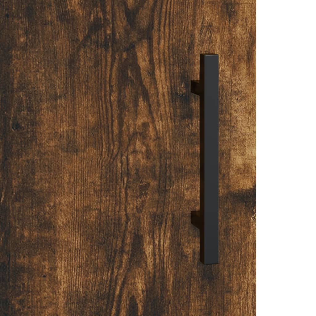 Scrivania Rovere Fumo 140x50x75 cm in Legno Multistrato