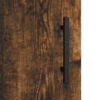 Scrivania Rovere Fumo 140x50x75 cm in Legno Multistrato