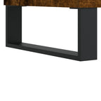 Scrivania Rovere Fumo 140x50x75 cm in Legno Multistrato