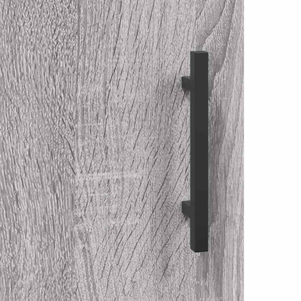 Scrivania Grigio Sonoma 140x50x75 cm in Legno Multistrato