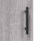 Scrivania Grigio Sonoma 140x50x75 cm in Legno Multistrato