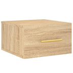 Comodini a Muro 2 pz Rovere Sonoma 35x35x20 cm