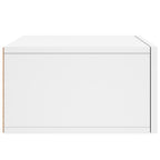 Comodini a Muro 2 pz Bianchi 35x35x20 cm