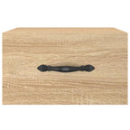 Comodino a Muro Rovere Sonoma 35x35x20 cm
