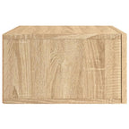 Comodino a Muro Rovere Sonoma 35x35x20 cm