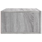 Comodini a Muro 2 pz Grigio Sonoma 35x35x20 cm
