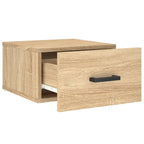 Comodino a Muro Rovere Sonoma 35x35x20 cm