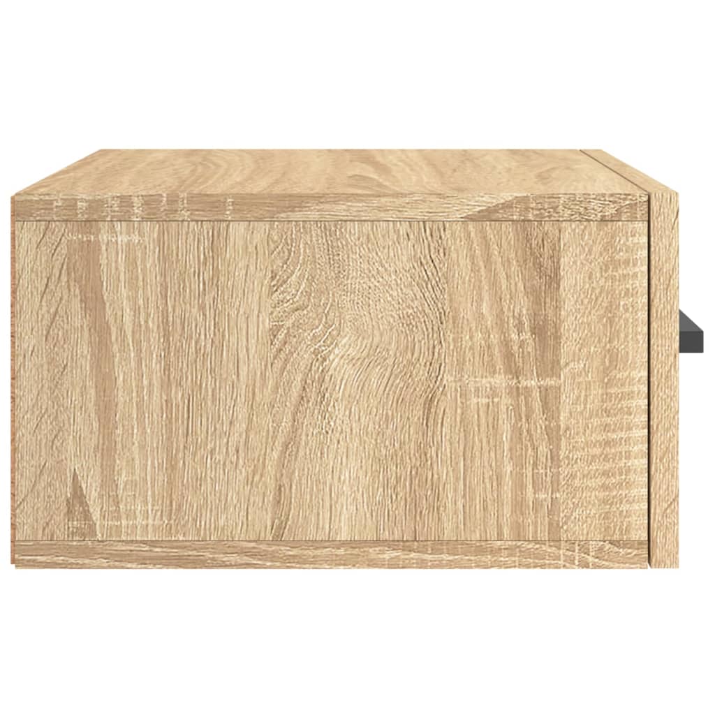 Comodini a Muro 2 pz Rovere Sonoma 35x35x20 cm