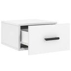Comodini a Muro 2 pz Bianchi 35x35x20 cm