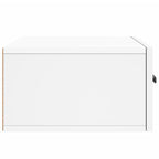 Comodini a Muro 2 pz Bianchi 35x35x20 cm