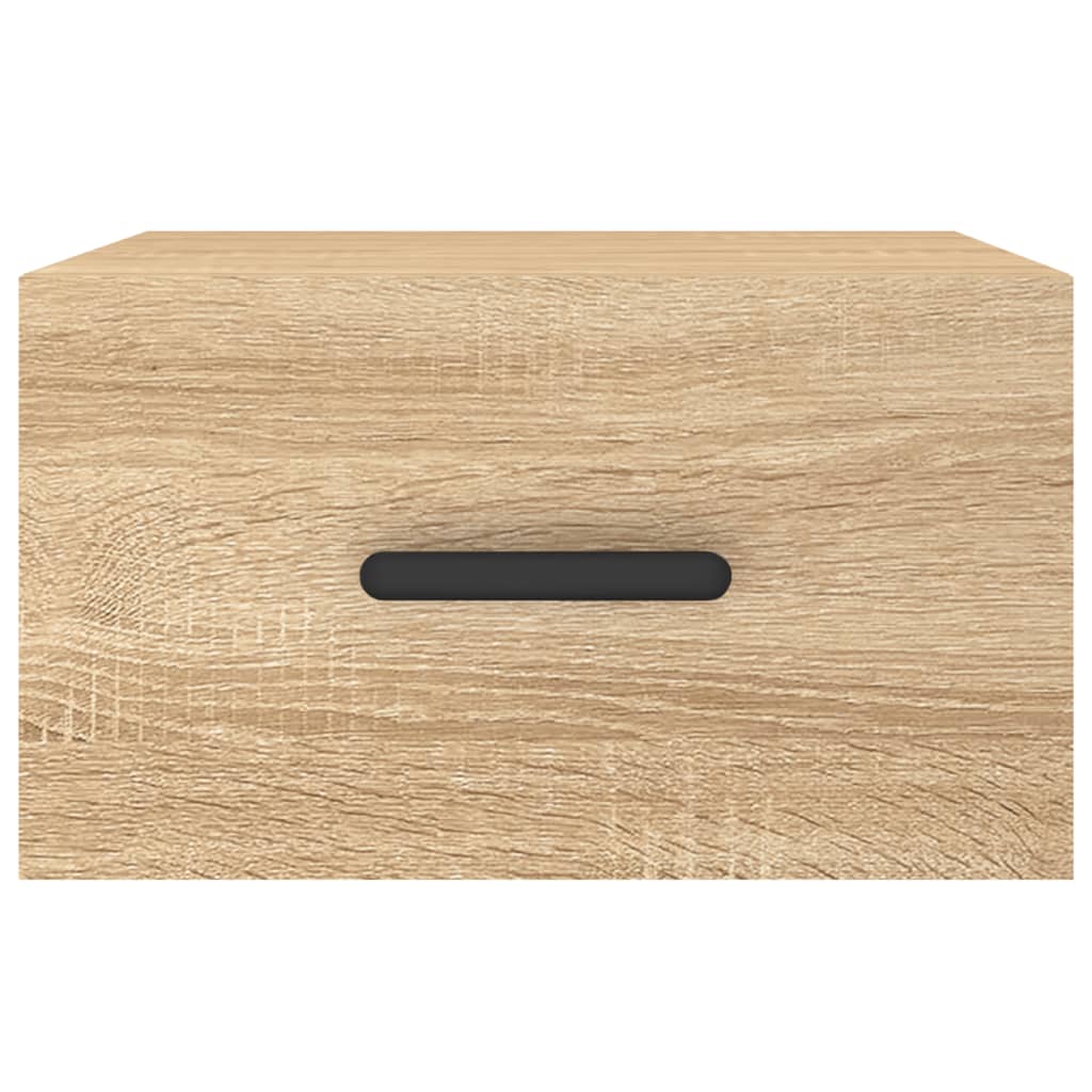 Comodino a Muro Rovere Sonoma 35x35x20 cm