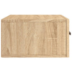 Comodini a Muro 2 pz Rovere Sonoma 35x35x20 cm