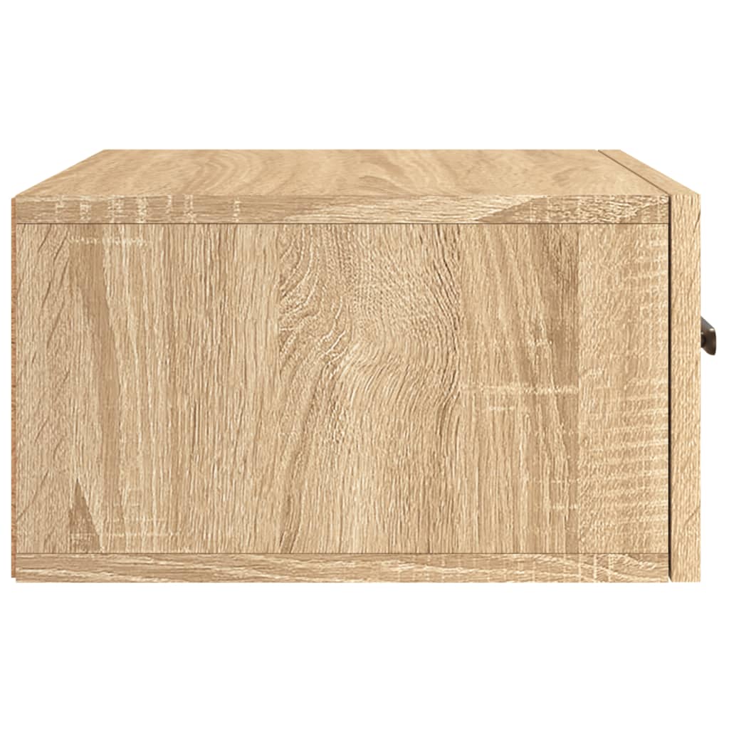 Comodini a Muro 2 pz Rovere Sonoma 35x35x20 cm