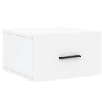 Comodini a Muro 2 pz Bianchi 35x35x20 cm