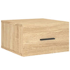 Comodino a Muro Rovere Sonoma 35x35x20 cm