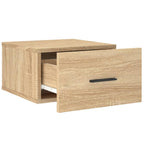 Comodino a Muro Rovere Sonoma 35x35x20 cm