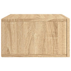Comodino a Muro Rovere Sonoma 35x35x20 cm