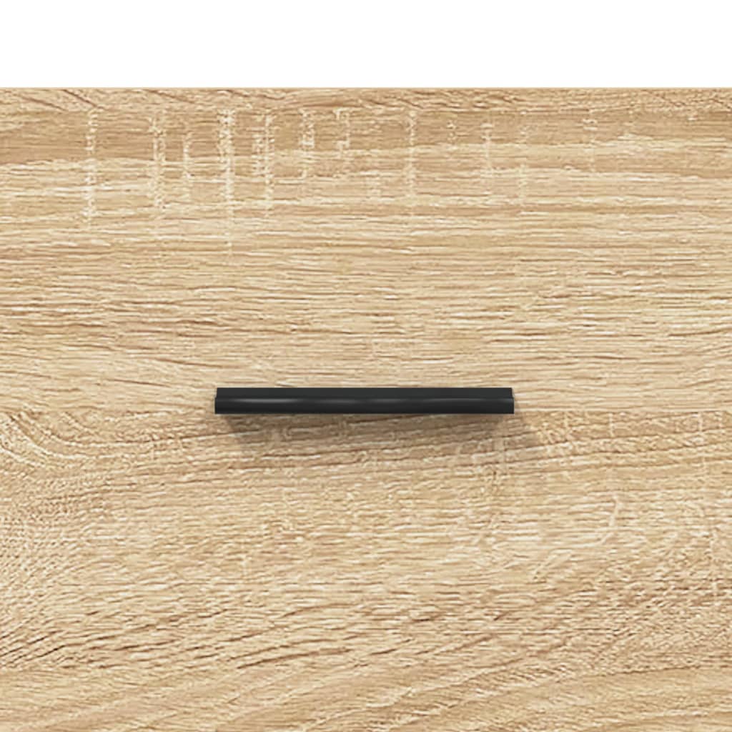 Comodino a Muro Rovere Sonoma 35x35x20 cm