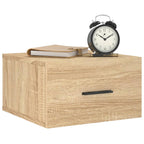 Comodini a Muro 2 pz Rovere Sonoma 35x35x20 cm