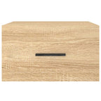 Comodini a Muro 2 pz Rovere Sonoma 35x35x20 cm