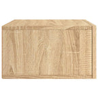 Comodini a Muro 2 pz Rovere Sonoma 35x35x20 cm