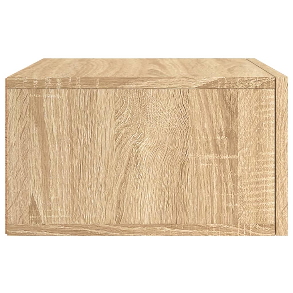 Comodini a Muro 2 pz Rovere Sonoma 35x35x20 cm