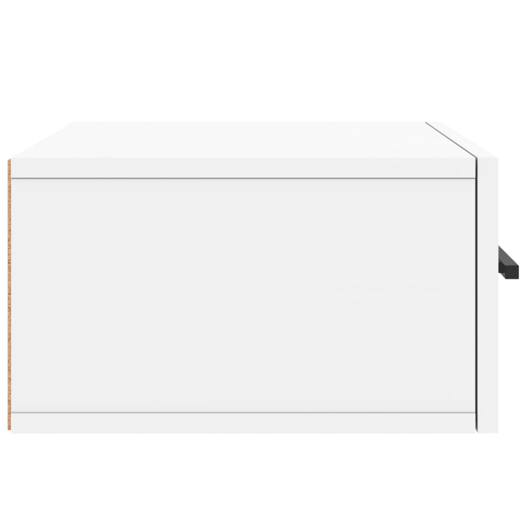 Comodini a Muro 2 pz Bianchi 35x35x20 cm