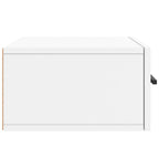 Comodini a Muro 2 pz Bianchi 35x35x20 cm