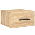 Comodino a Muro Rovere Sonoma 35x35x20 cm