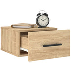 Comodino a Muro Rovere Sonoma 35x35x20 cm