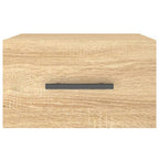 Comodino a Muro Rovere Sonoma 35x35x20 cm