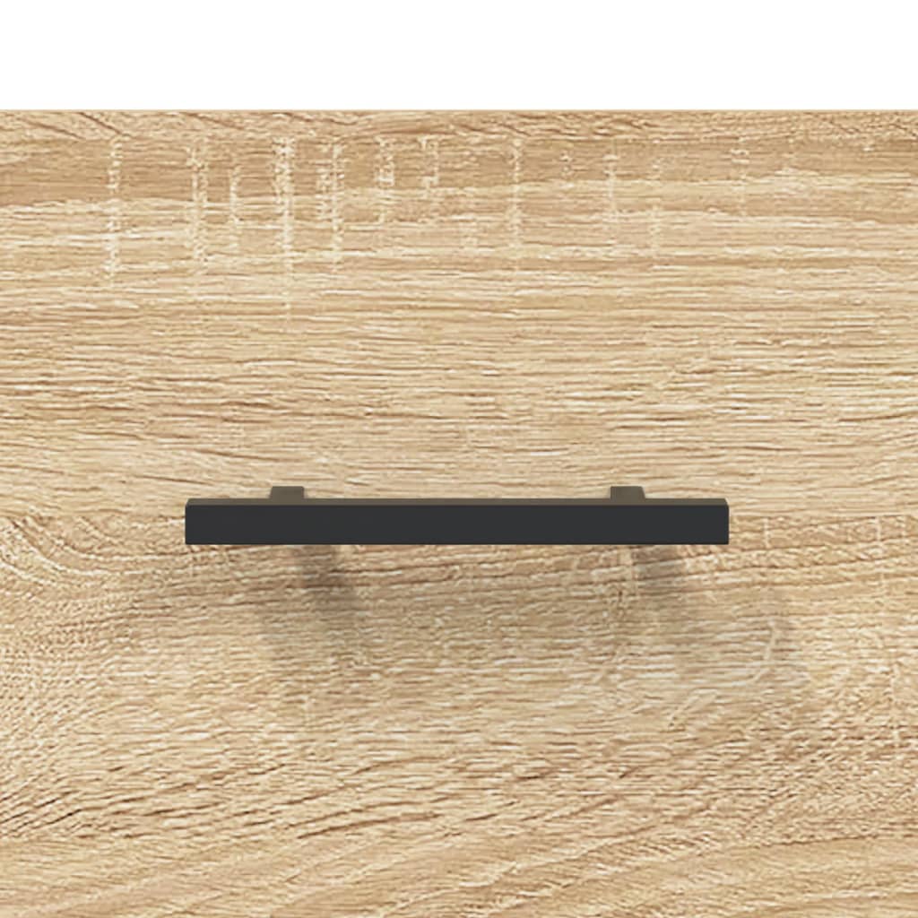 Comodino a Muro Rovere Sonoma 35x35x20 cm