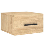 Comodini a Muro 2 pz Rovere Sonoma 35x35x20 cm