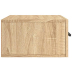 Comodini a Muro 2 pz Rovere Sonoma 35x35x20 cm