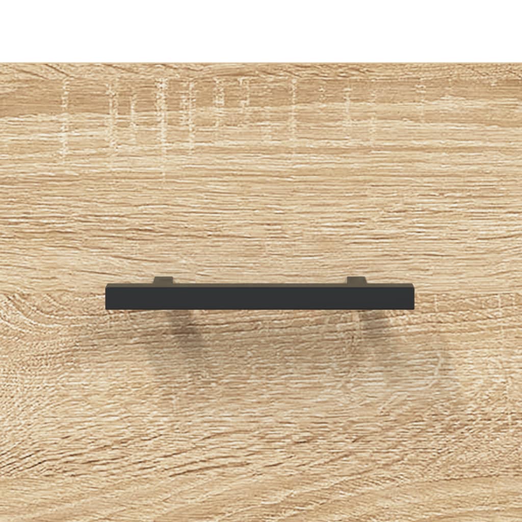 Comodini a Muro 2 pz Rovere Sonoma 35x35x20 cm