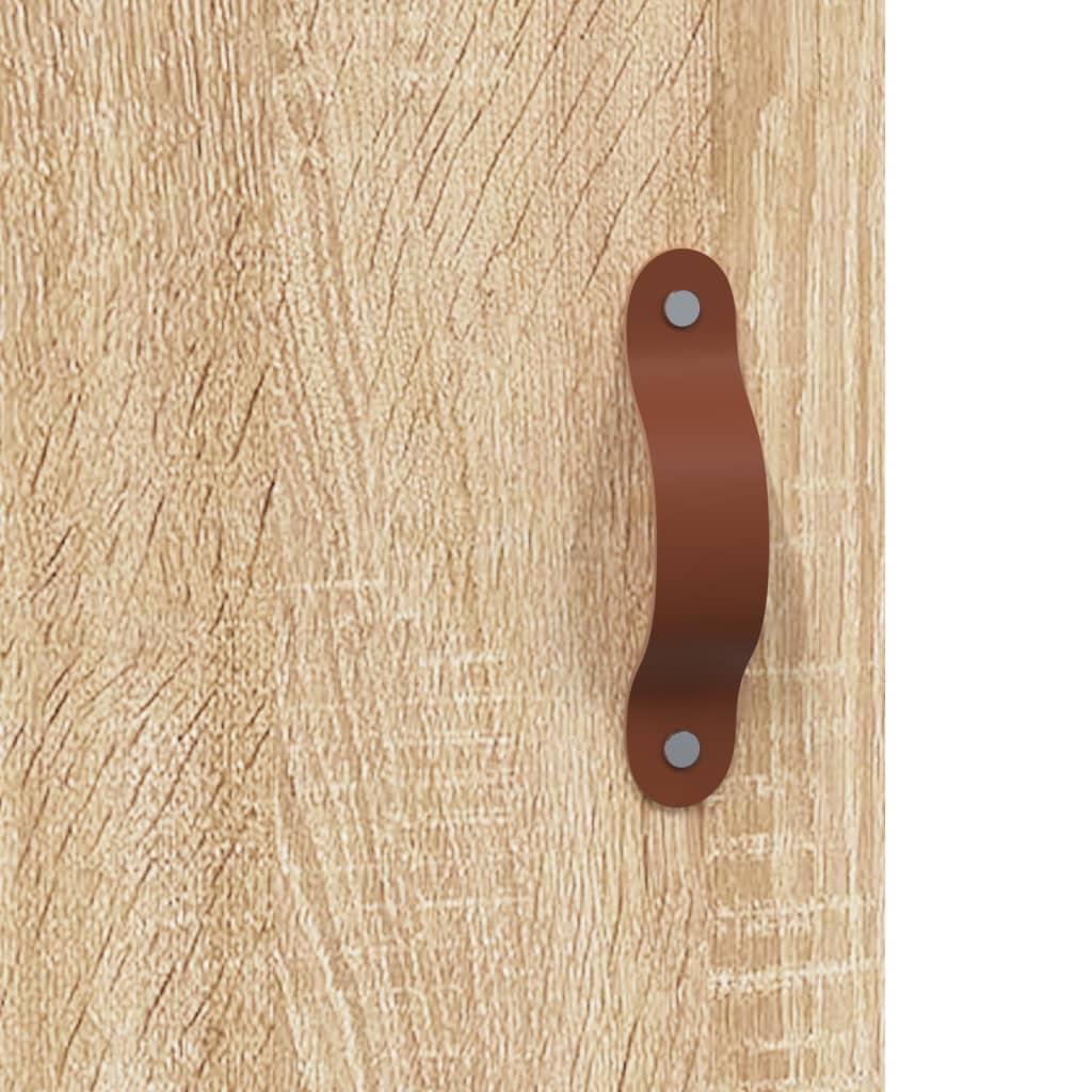 Armadietto a Muro Rovere Sonoma 60x31x70 cm Legno Multistrato