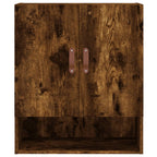 Armadietto a Muro Rovere Fumo 60x31x70 cm in Legno Multistrato