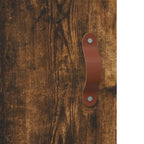 Armadietto a Muro Rovere Fumo 60x31x70 cm in Legno Multistrato