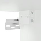 Armadietto a Muro Bianco 60x31x70 cm in Legno Multistrato