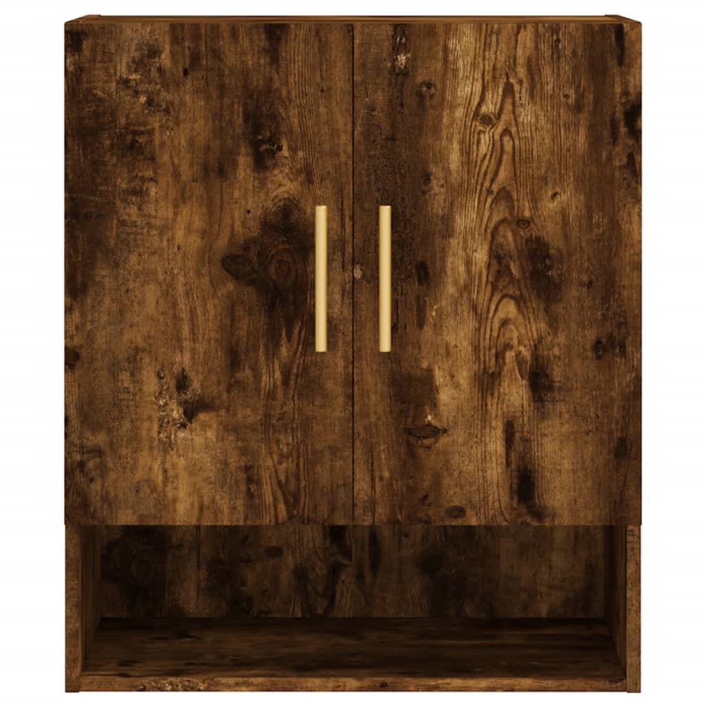 Armadietto a Muro Rovere Fumo 60x31x70 cm in Legno Multistrato