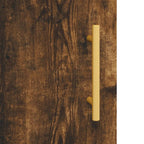 Armadietto a Muro Rovere Fumo 60x31x70 cm in Legno Multistrato