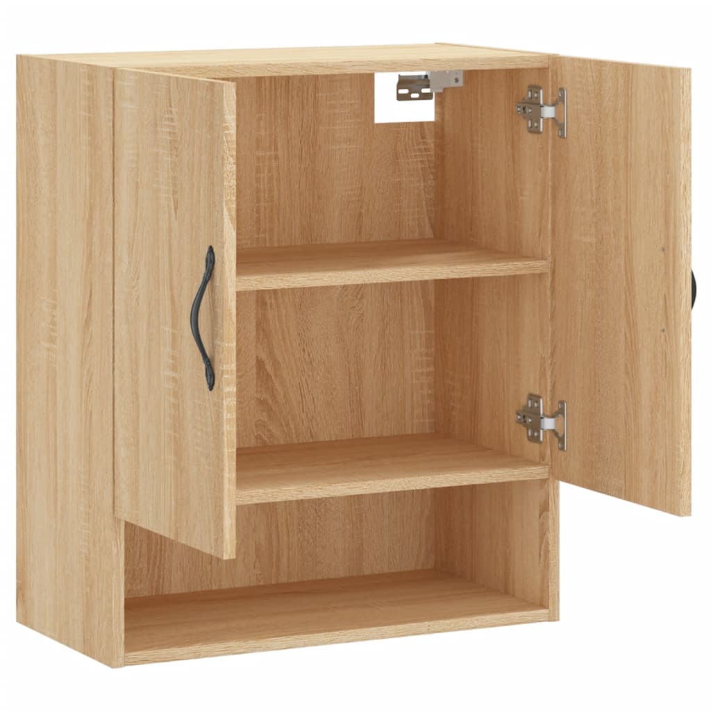 Armadietto a Muro Rovere Sonoma 60x31x70 cm Legno Multistrato