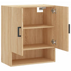 Armadietto a Muro Rovere Sonoma 60x31x70 cm Legno Multistrato