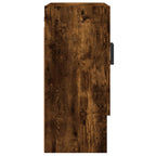 Armadietto a Muro Rovere Fumo 60x31x70 cm in Legno Multistrato