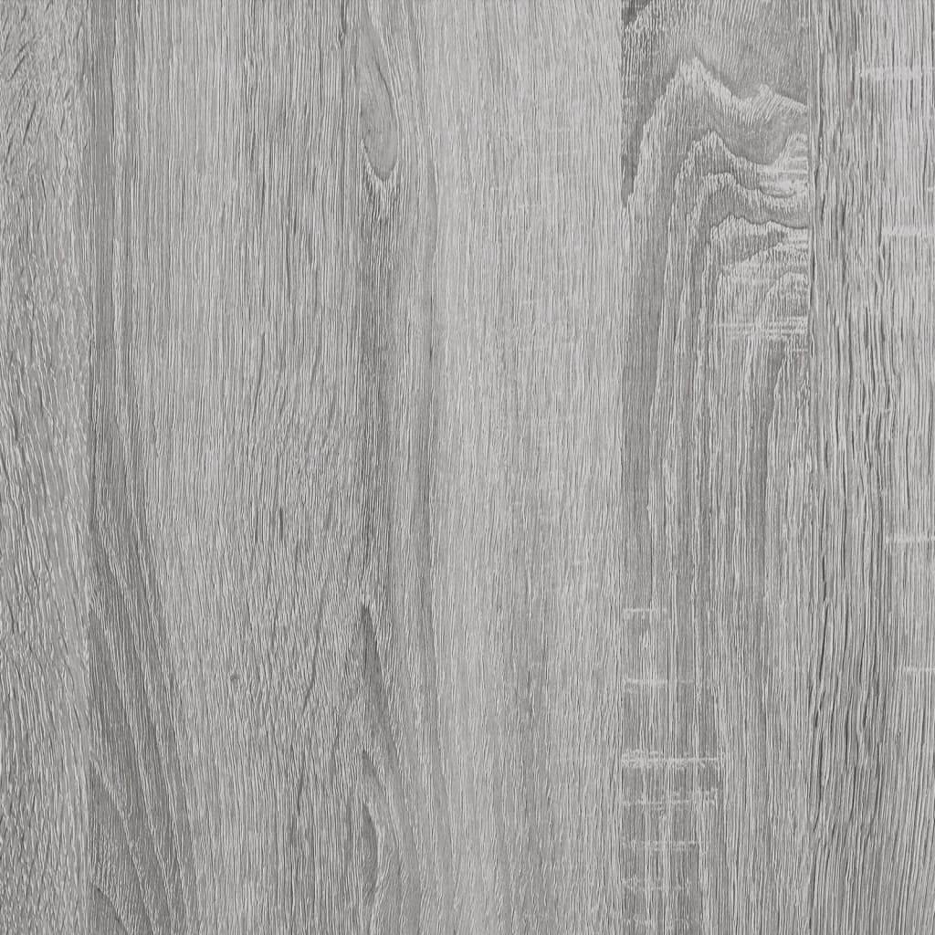 Armadietto a Muro Grigio Sonoma 60x31x70cm in Legno Multistrato