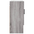 Armadietto a Muro Grigio Sonoma 60x31x70cm in Legno Multistrato